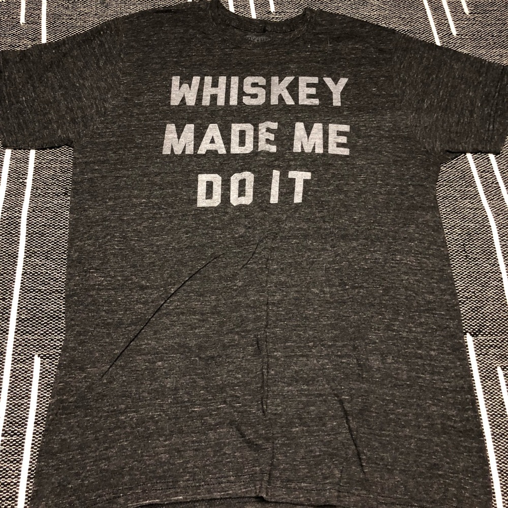 Buy Me Brunch Tee, Whiskey Made Me Do It